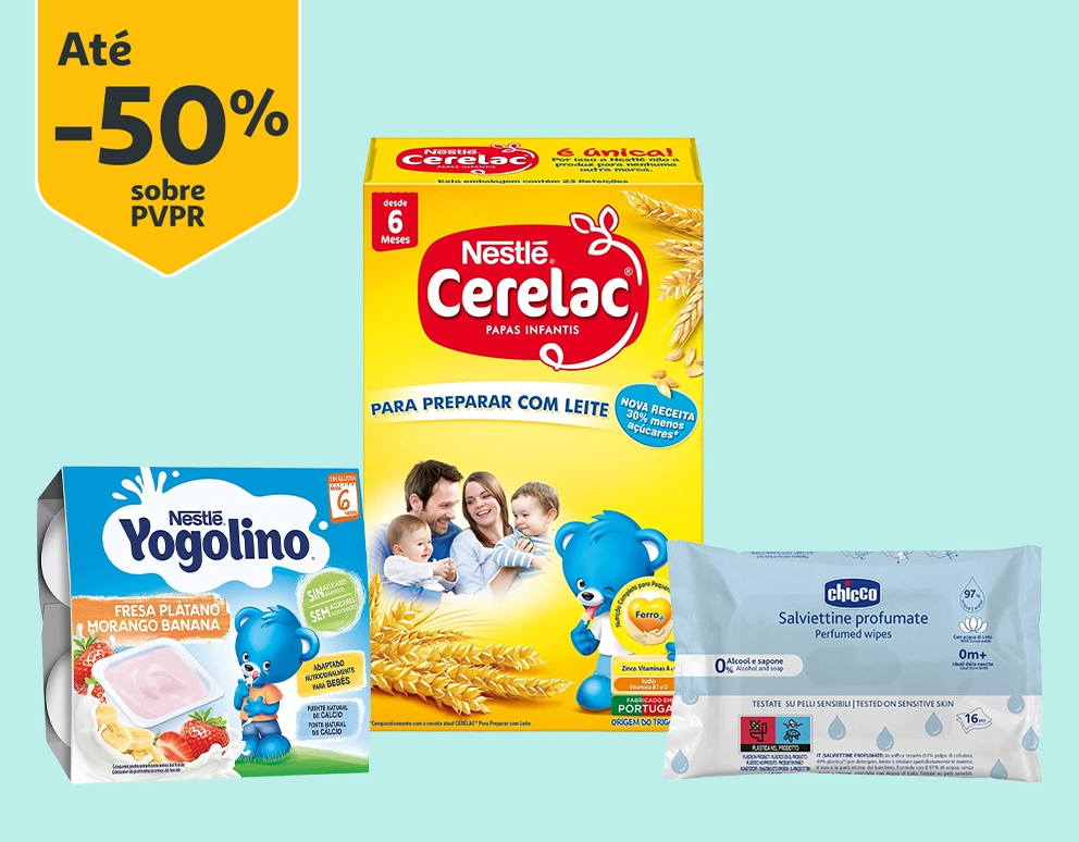 Promoções em produtos de bebé || 01/10 a 14/10