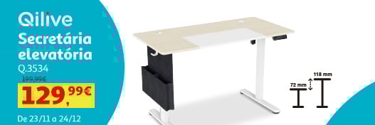 Campanha Secretária Qilive || 23/11 a 24/12 | Auchan