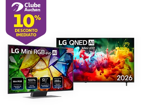 Numa seleção de TVs LG || 01/07 a 31/07