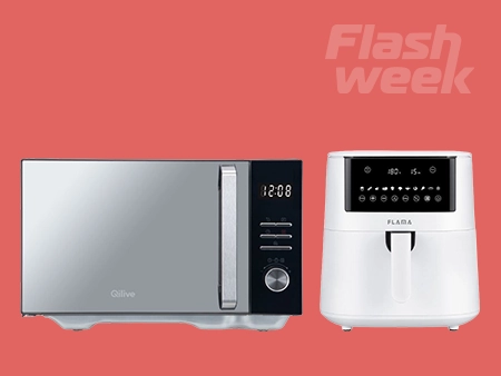 Preços baixos em micro-ondas e air fryers || 13/05 a 19/05