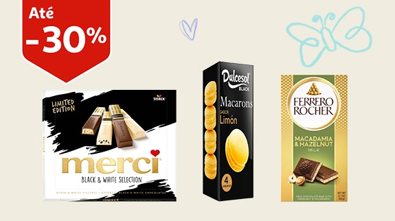 Chocolates e pastelaria