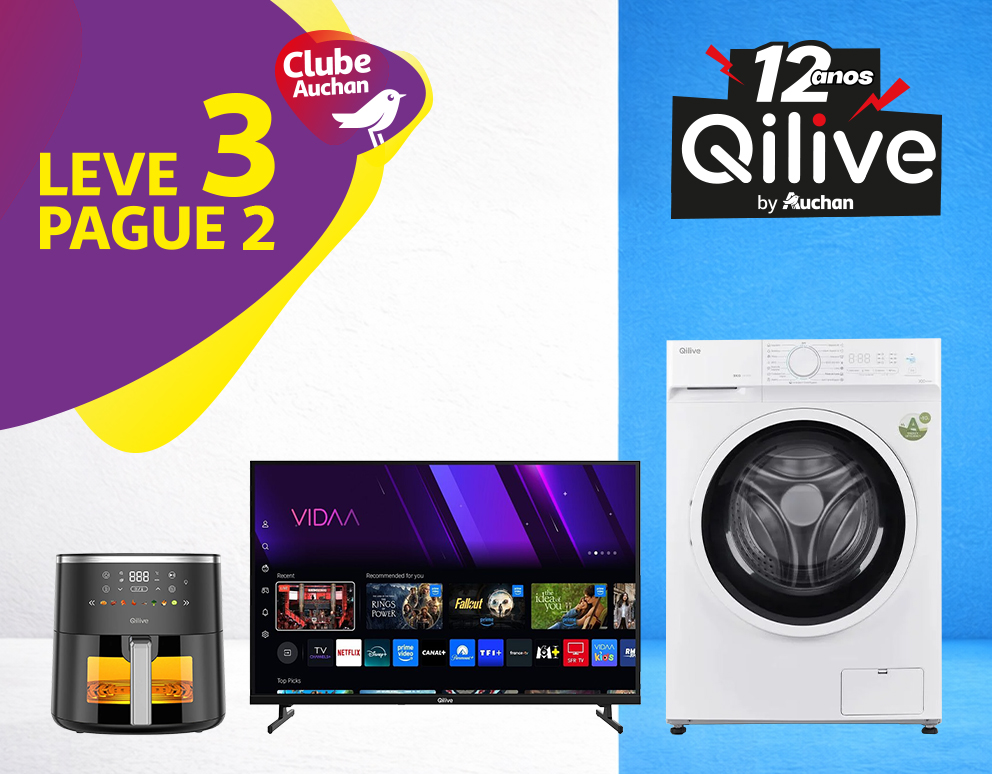 Em todos os produtos Qilive || 13/03 a 05/04