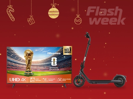 Preços baixos em TVs e trotinetes || 17/12 a 24/12