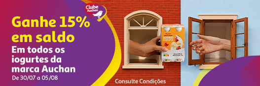 Campanha MDD Iogurtes Auchan || 30/07 a 05/08 | Auchan