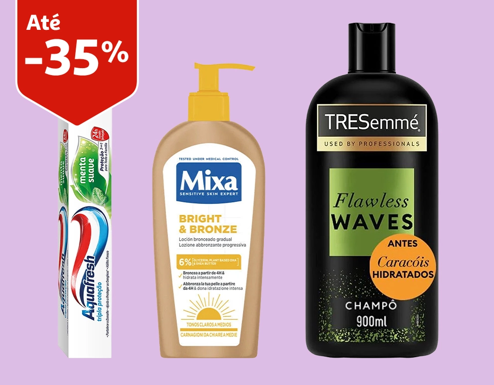 Em grandes marcas de Beleza e Higiene || 20/08 a 02/09