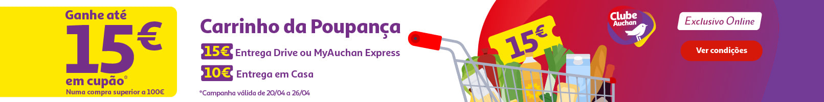 Carrinho da Poupança || 20/04 a 26/04 | Auchan