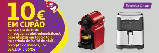 Campanha 10€ em Peq. Eletro || 01/04 a 06/04 | Auchan