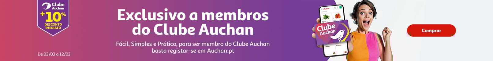 Campanha Clube Festa das Marcas || 03/03 a 12/03 | Auchan