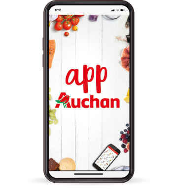 Entre no site ou faça download da App Auchan.