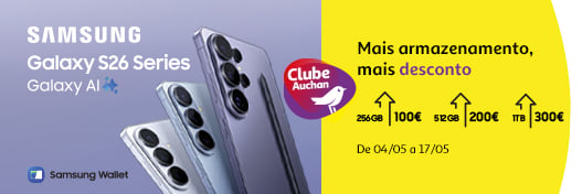 Campanha Samsung Clube Armazenamento || 04/05 a 17/05 | Auchan
