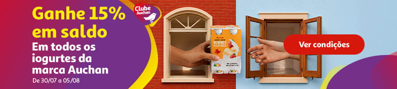 Campanha MDD Iogurtes Auchan || 30/07 a 05/08 | Auchan