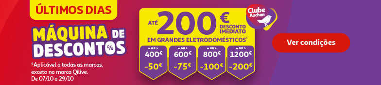 Campanha Máquina Descontos ÚLTIMOS DIAS || 27/10 a 29/10/2026 | Auchan