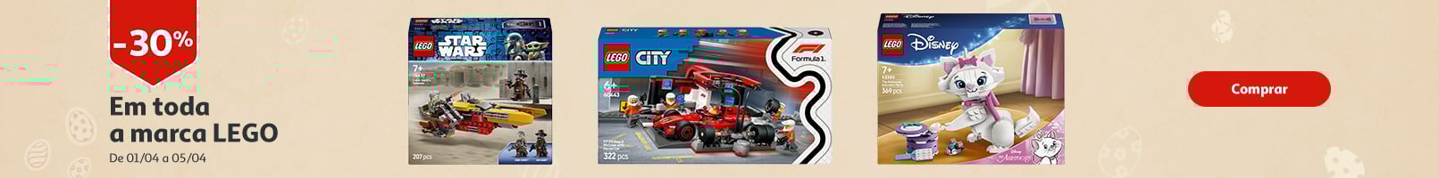 Campanha Lego Clube Auchan || 01/04 a 05/04 | Auchan