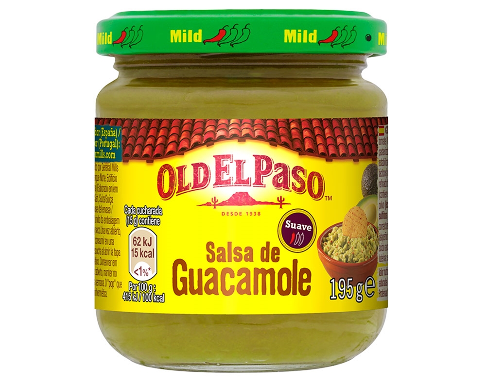 Molho old el paso guacamole mini 195g