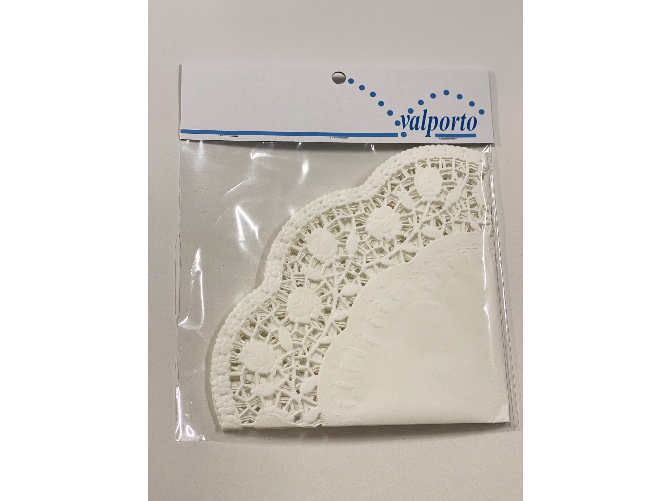 Naperons Papel Valporto Branco 36cm 6un