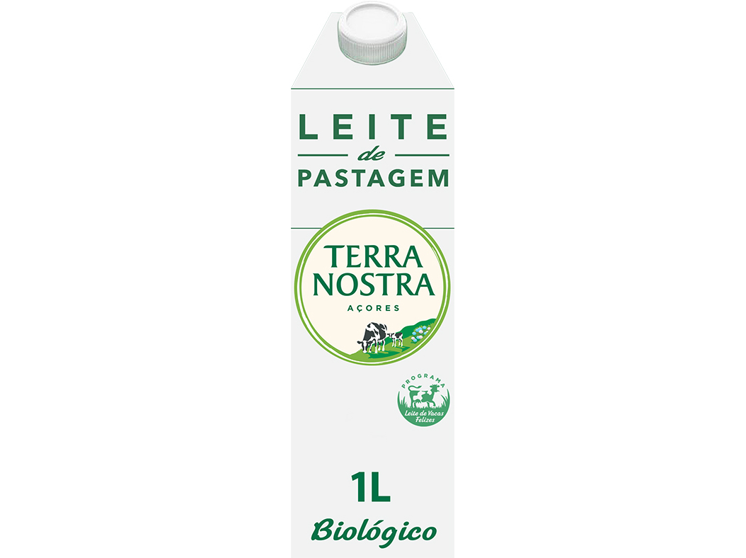 Leite Terra Nostra De Pastagem Meio Gordo Bio 1l Terra Nostra