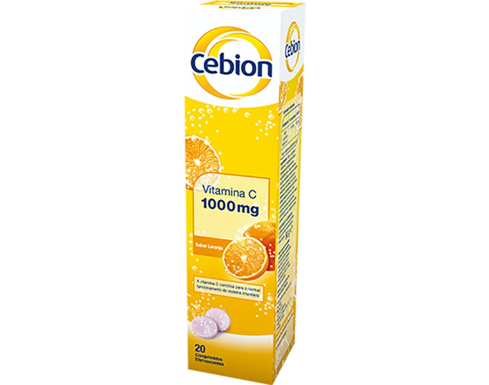 Suplemento Cebion Efervesc 1g 20 Comprimidos Cebion