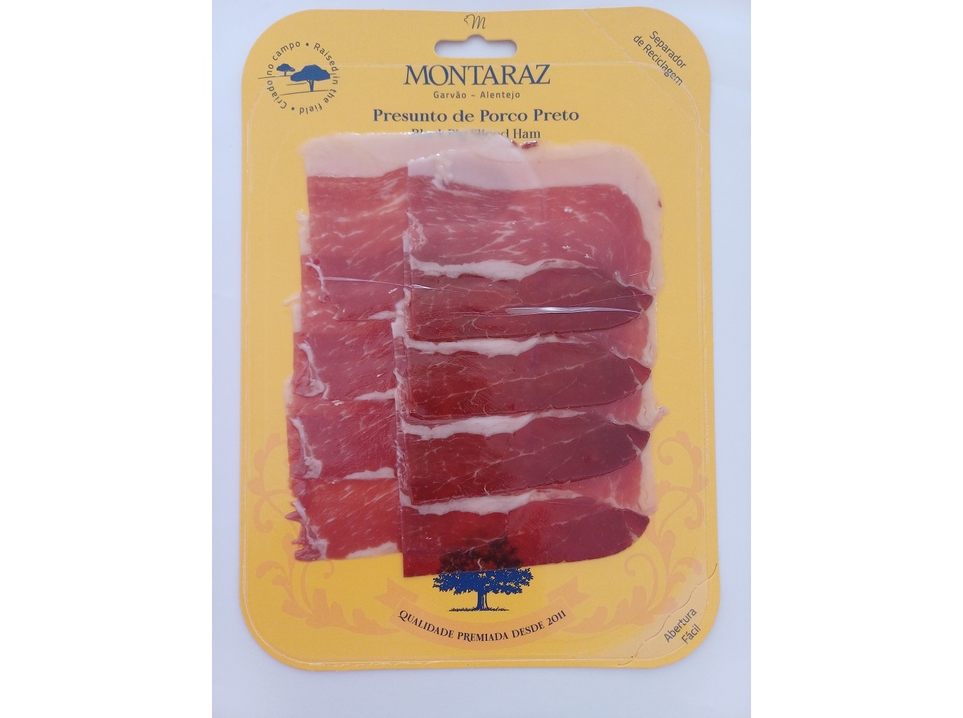 Presunto De Porco Preto Montaraz 70g Montaraz
