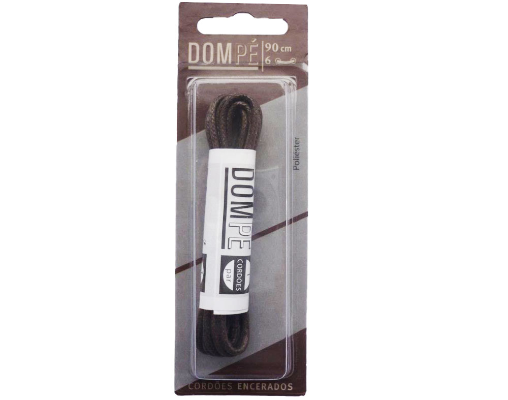 Cordão encerado dom pé castanho 90 cm