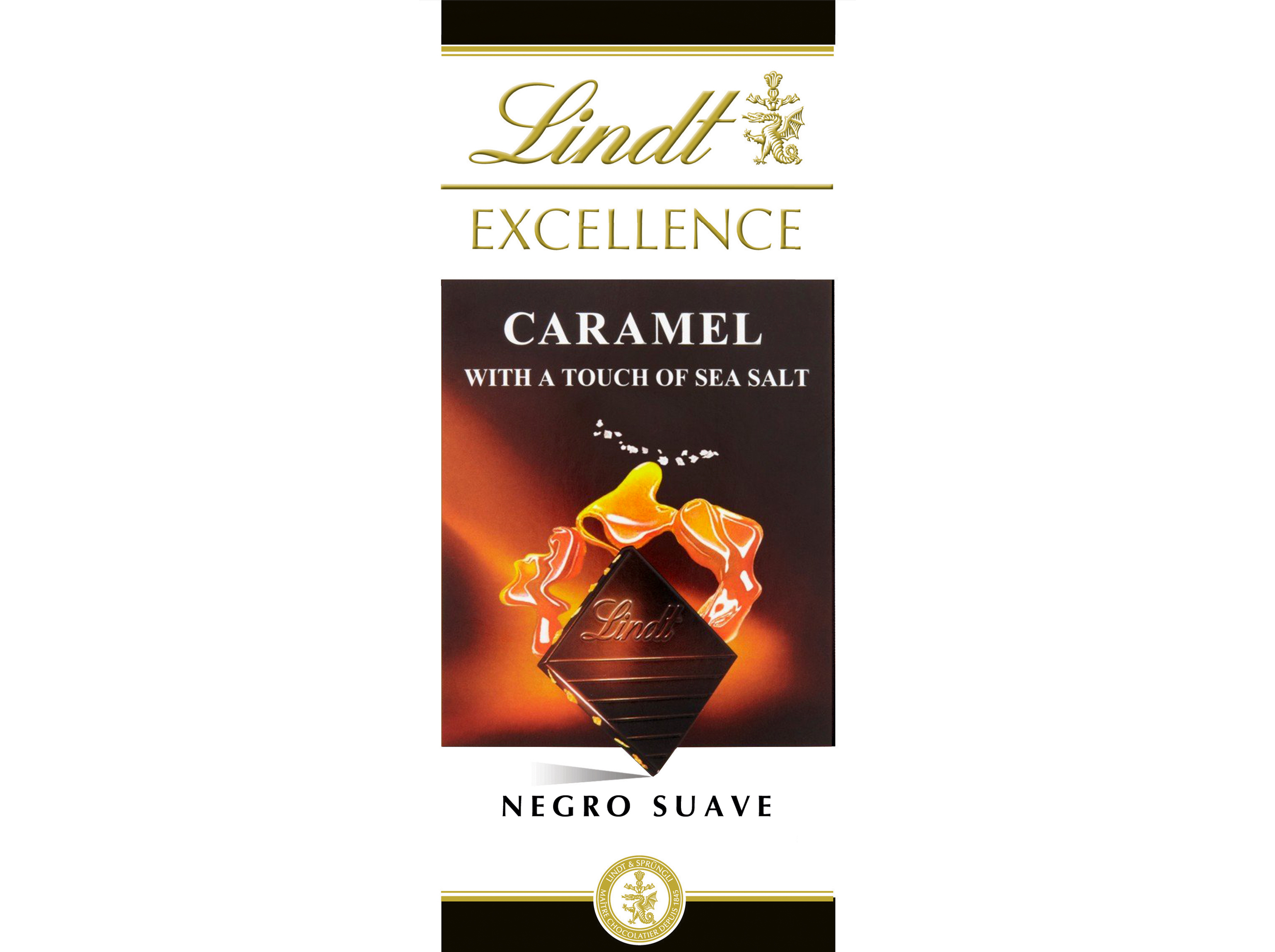 Chocolate Negro Lindt Excellence Caramelo E Sal 100 G Lindt