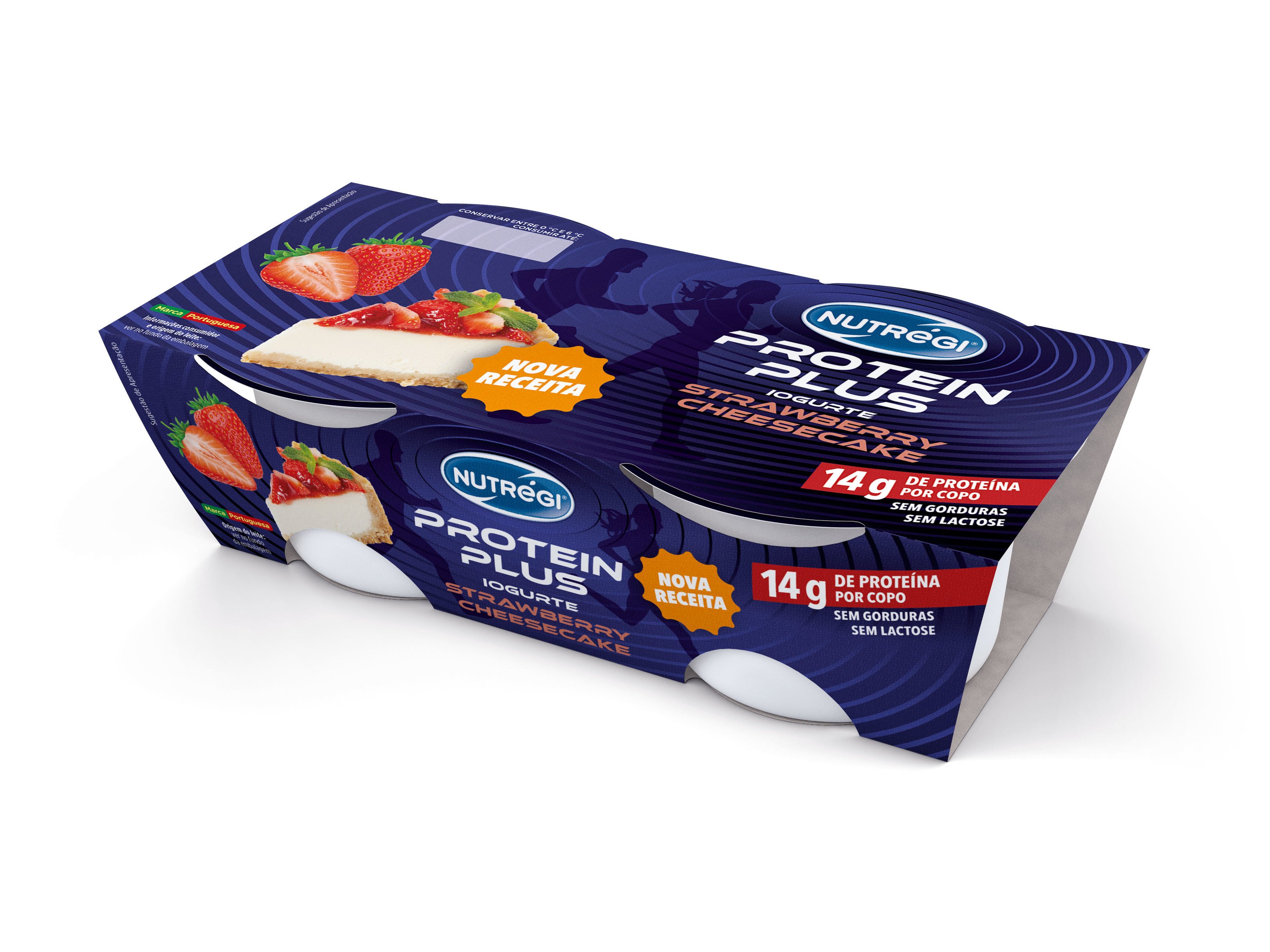 Iogurte Proteina Nutrégi Strawberry Cheesecake 2 X 140g