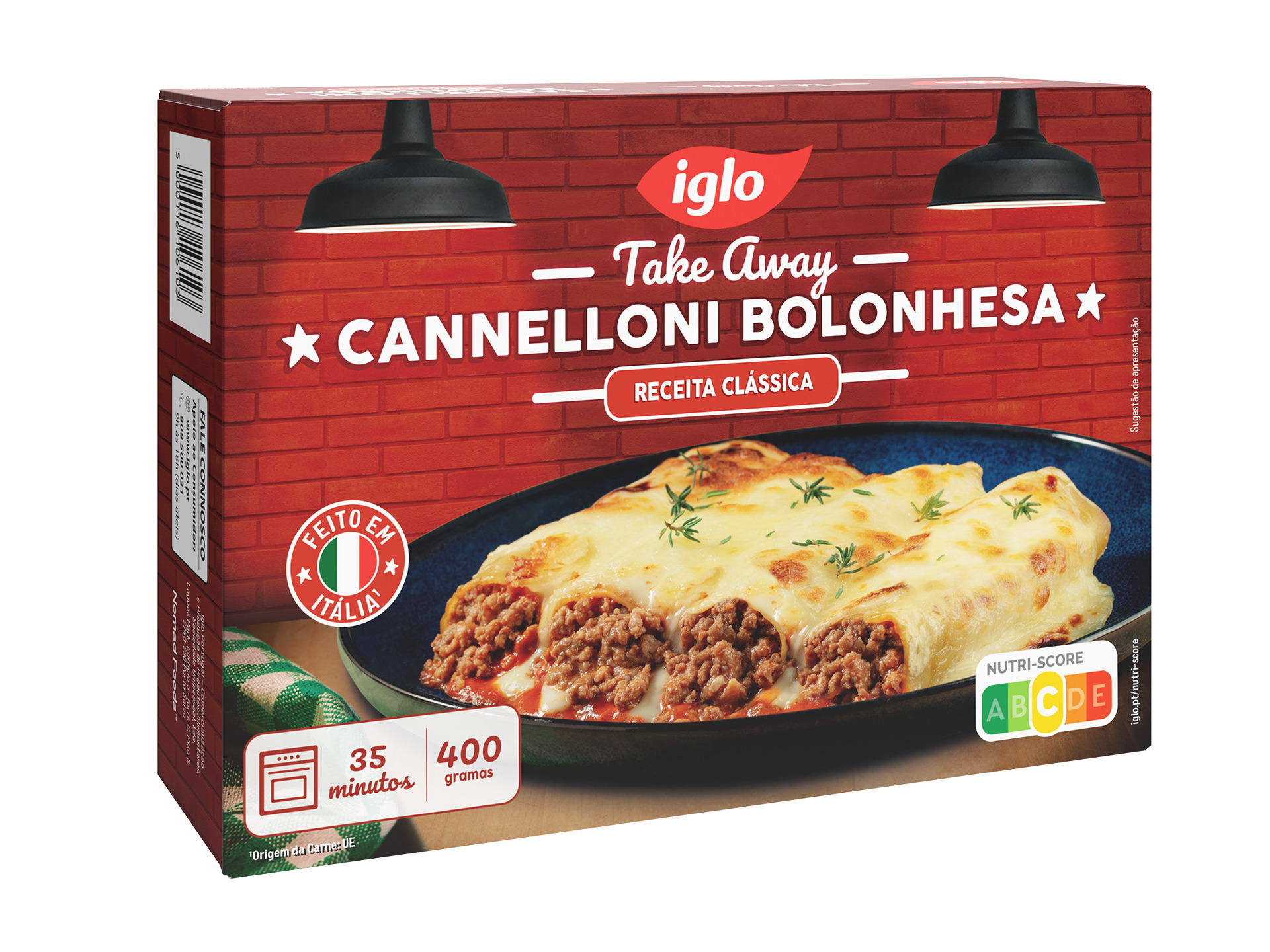 Canelones Iglo Bolonhesa 400g Iglo