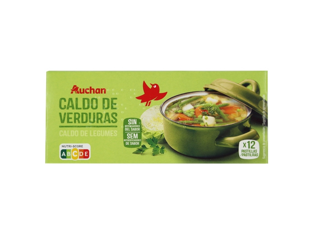 Caldo Auchan Legumes 12un 120g Auchan