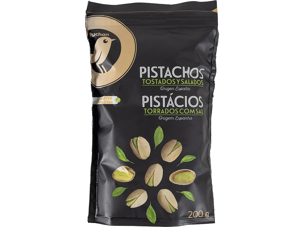 Pistachios Auchan Gourmet Torrado Com Sal 200 G Auchan Gourmet