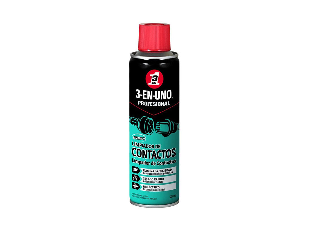 Óleo 3 em 1 limpa contactos spray 250ml