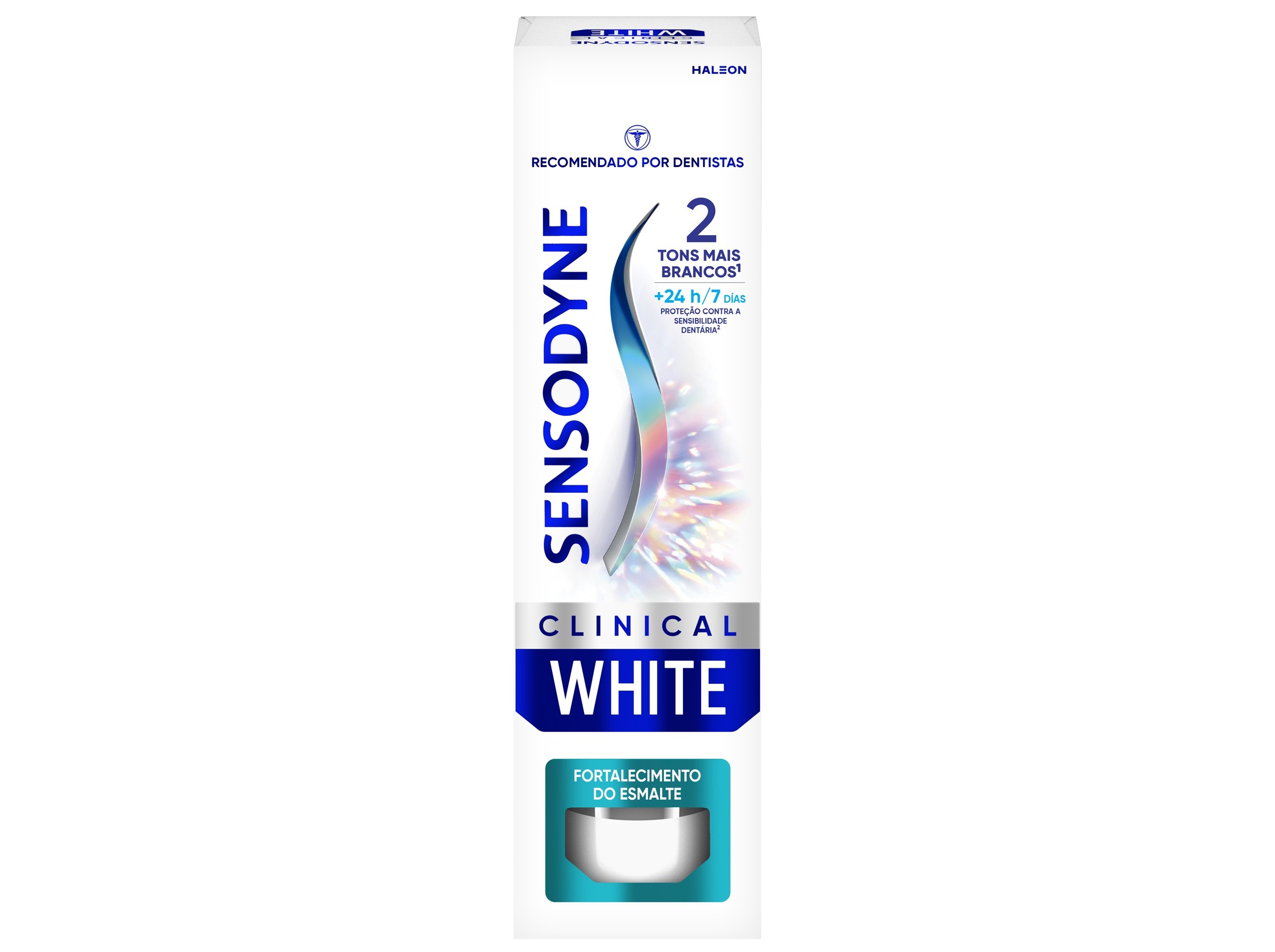 Pasta de dentes sensodyne clinical white f. esmalte 75ml