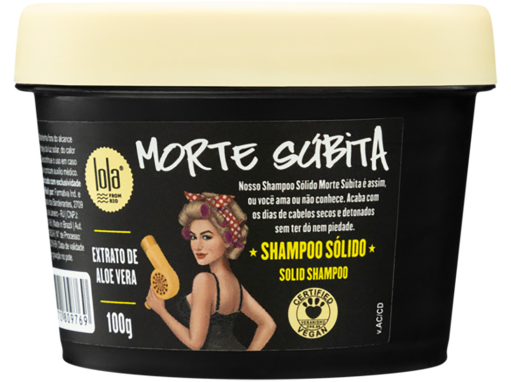 Champô sólido lola morte súbita esfolia 100g