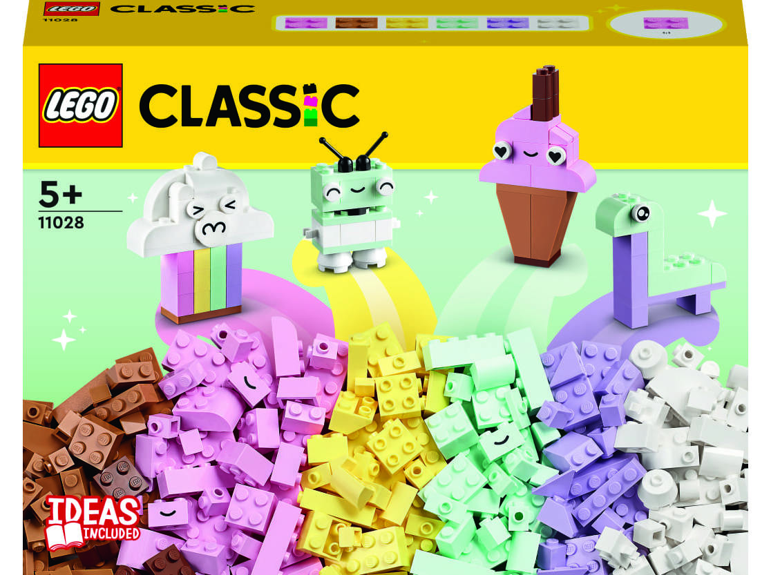 Diversão Criativa Lego Classic Tons Pastel