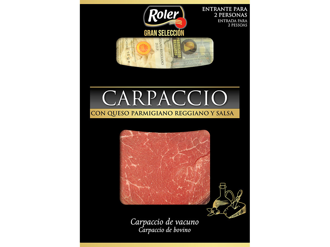 Carpaccio bovino angus 80g
