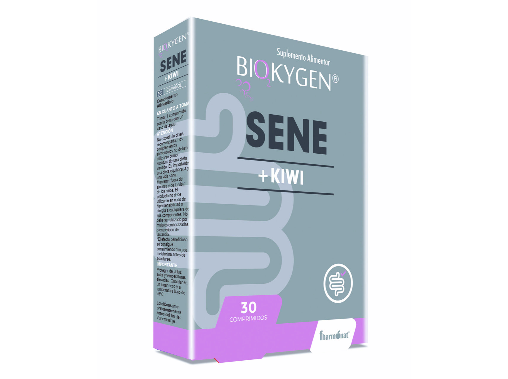 Suplemento Biokygen Sene + Kiwi 30 Comp Biokygen