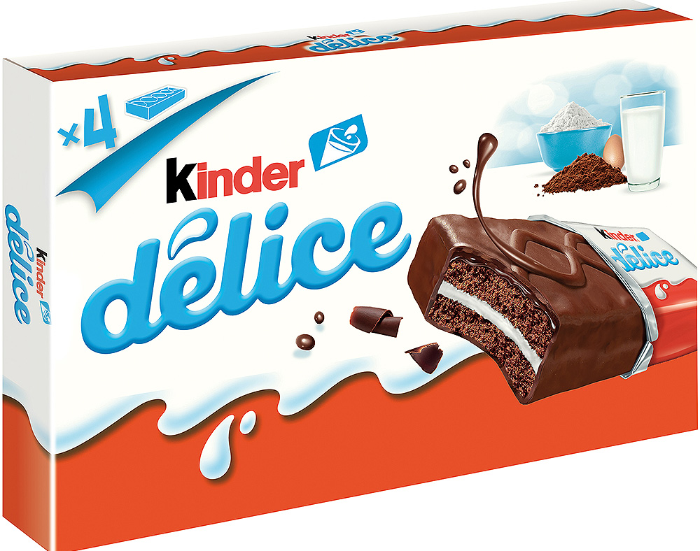 Bolos Kinder Délice T4 156g Kinder