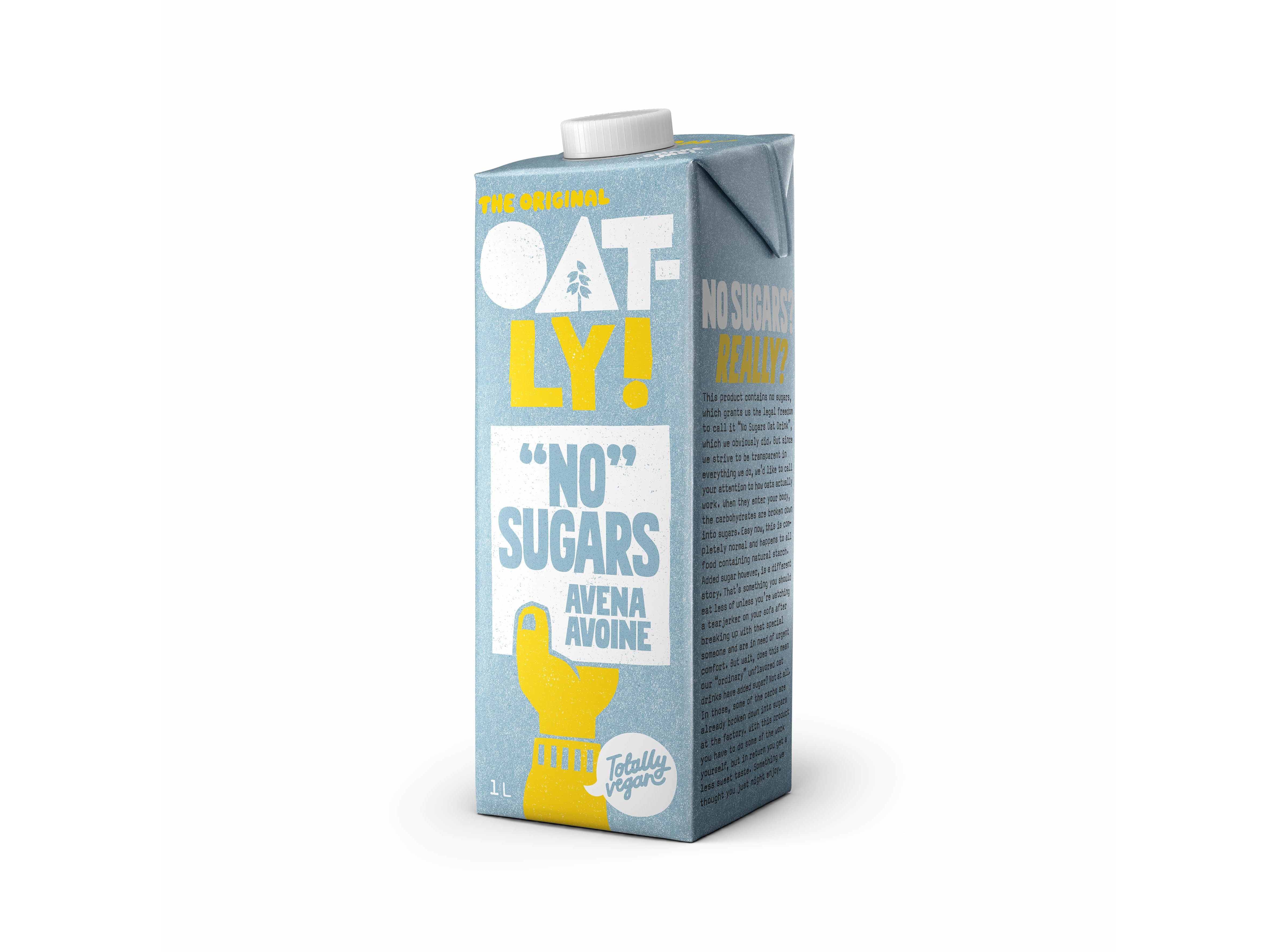 Bebida aveia oatly sem açucar 1lt
