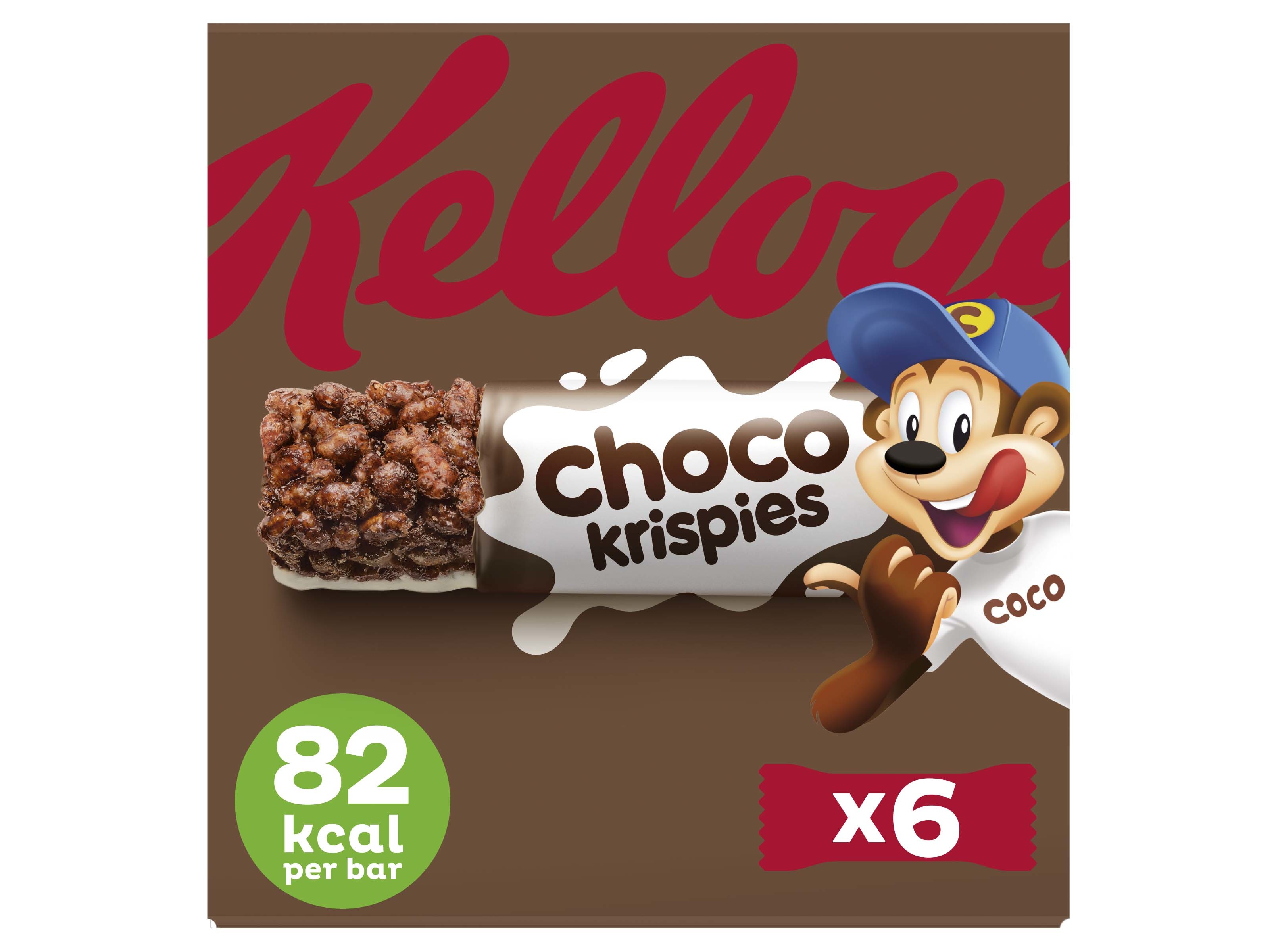 Barras Kellogg's Choco Krispies Cereais 120g 6un