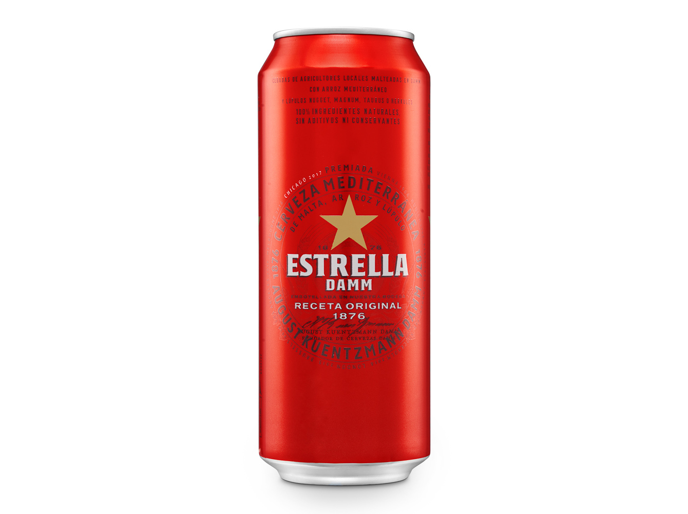 Cerveja estrella damm lata 0.50l