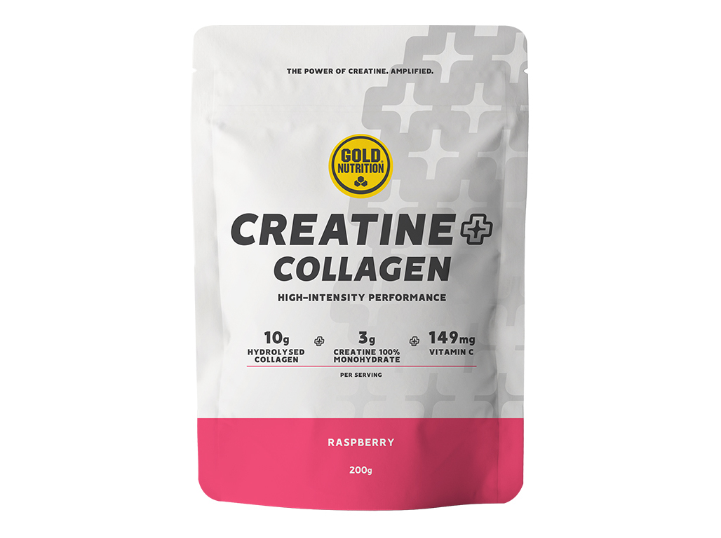 Creatina + gold nutrition colagenio framboesa 200g