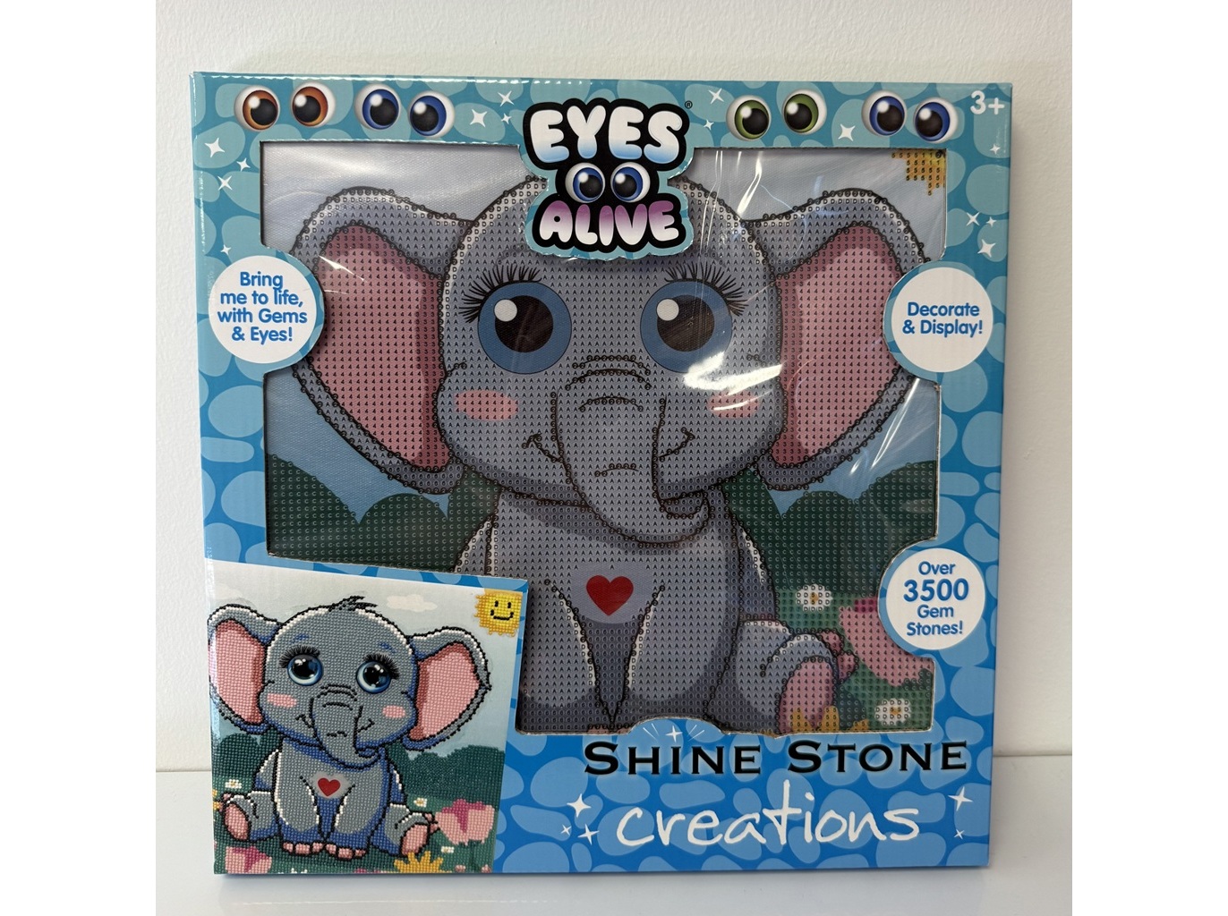 Cria com cristais eyes alive elefante