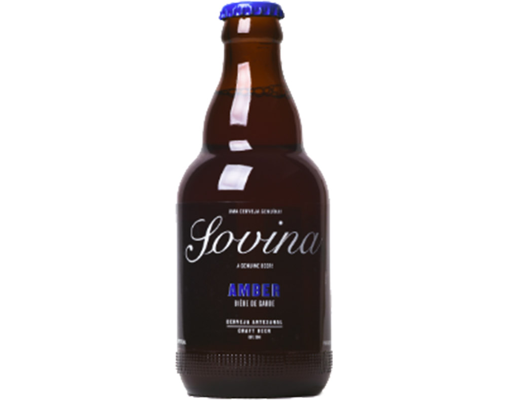 Cerveja sovina ambar 0.33l