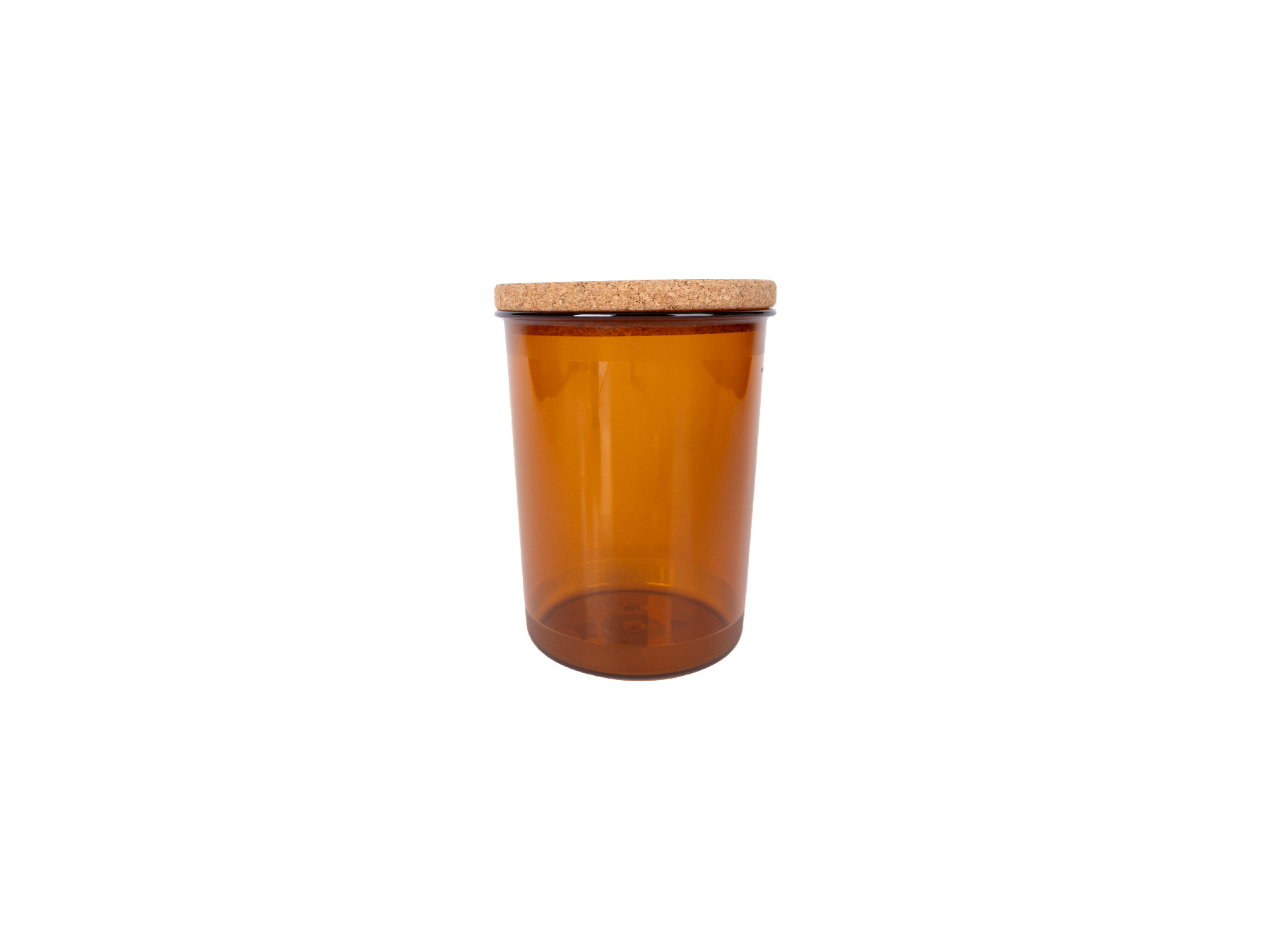 Frasco para alimentos secos codil verde e ambar 0.85l