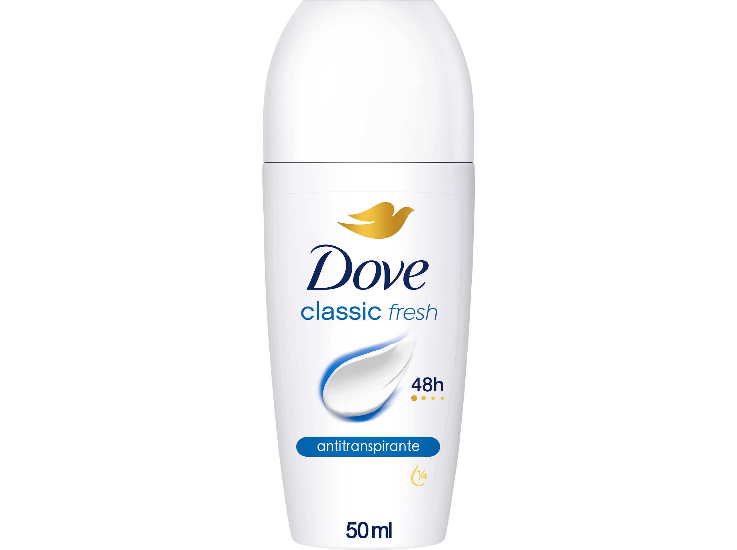 Desodorizante roll-on dove classic 48h 50ml