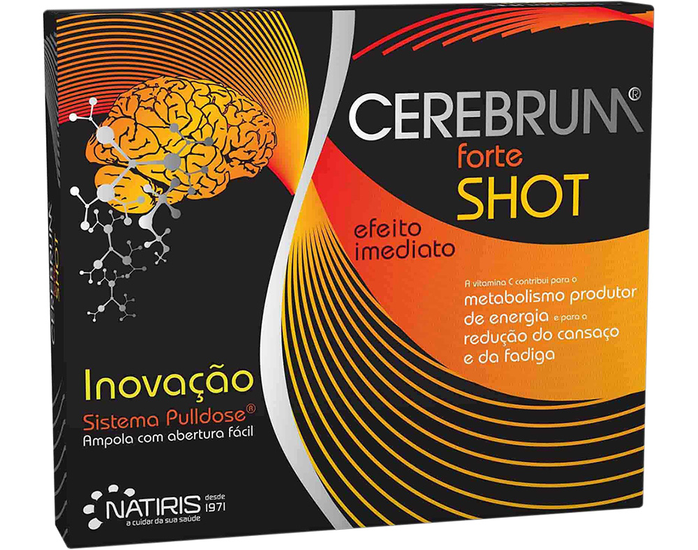 Suplemento Cerebrum Forte Shot 8 Ampolas Cerebrum