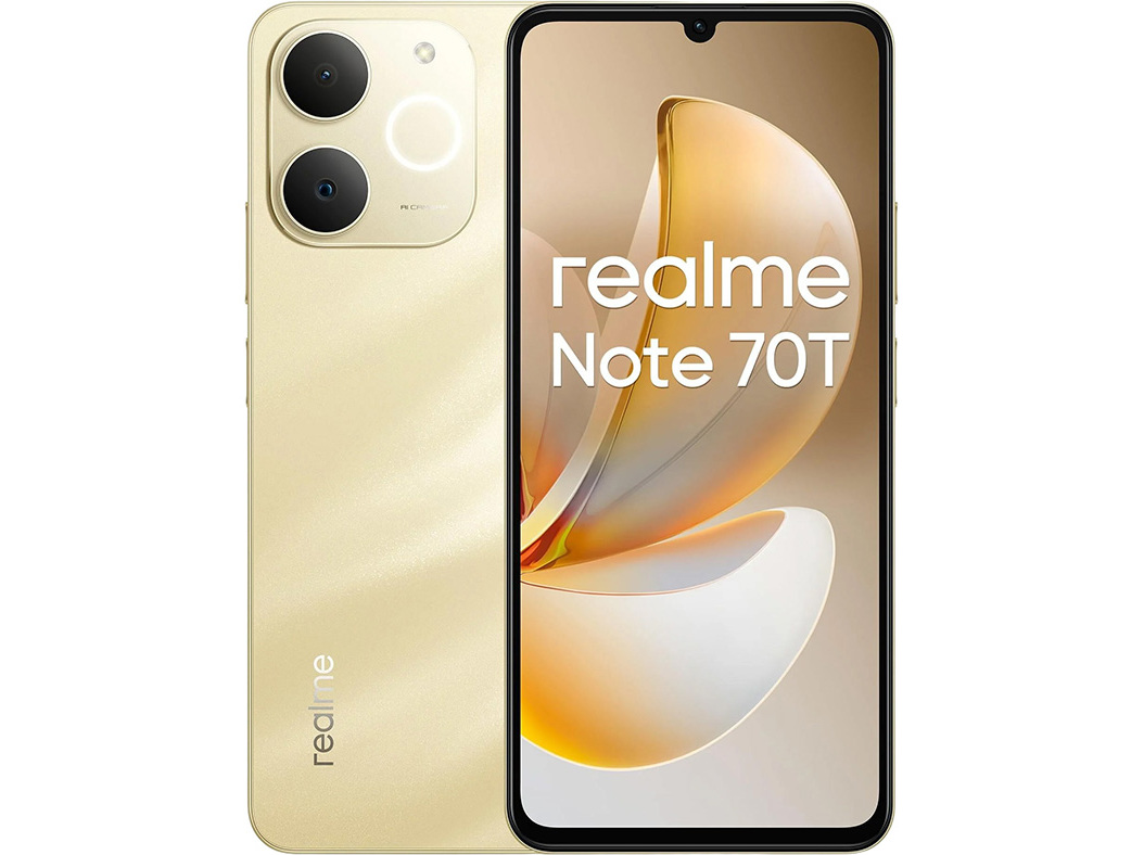 Smartphone Realme Note 70t 4/256gb Beach Gold | Auchan