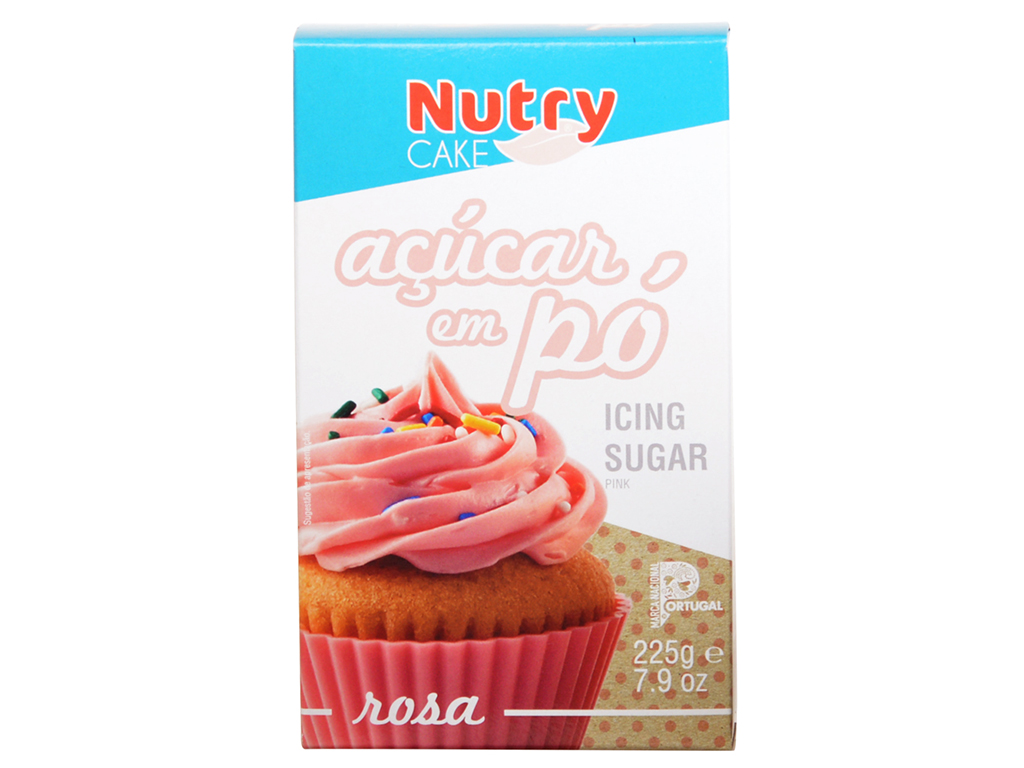 Açúcar Nutry Rosa Em Pó 225g Nutry