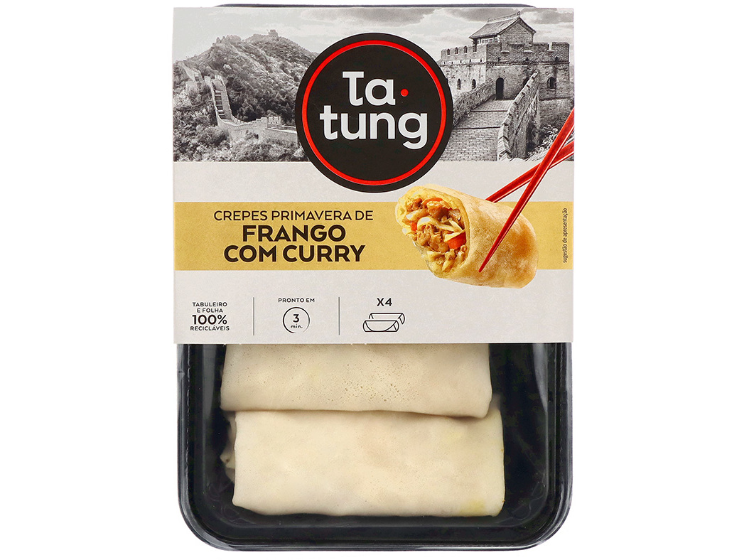 Crepes Primavera Ta-tung De Frango Com Caril 280g