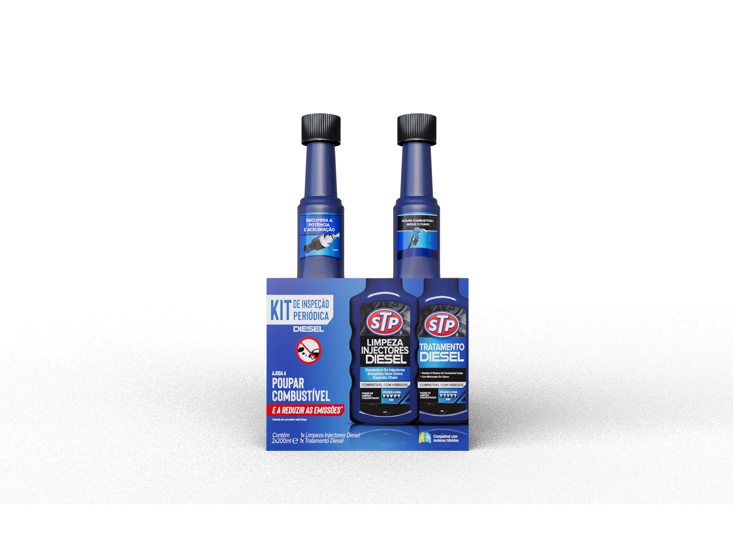 Kit inspeção periódica diesel stp 2x200ml