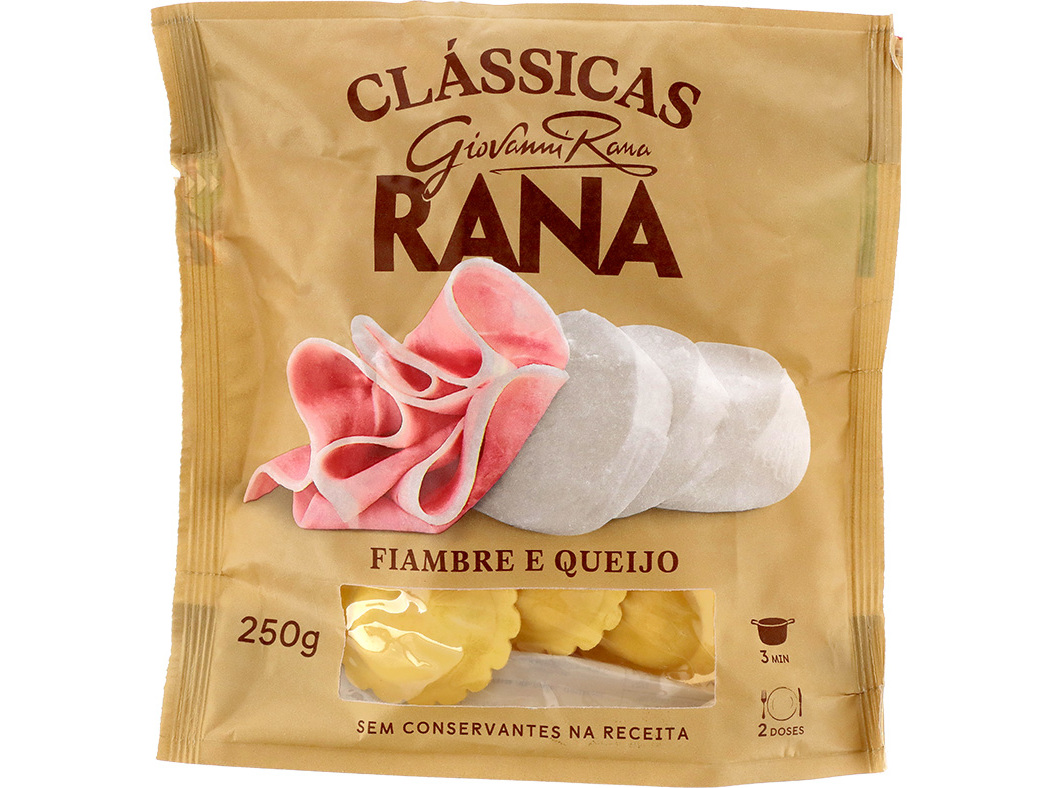 Tortellini De Fiambre E Queijo Rana 250g