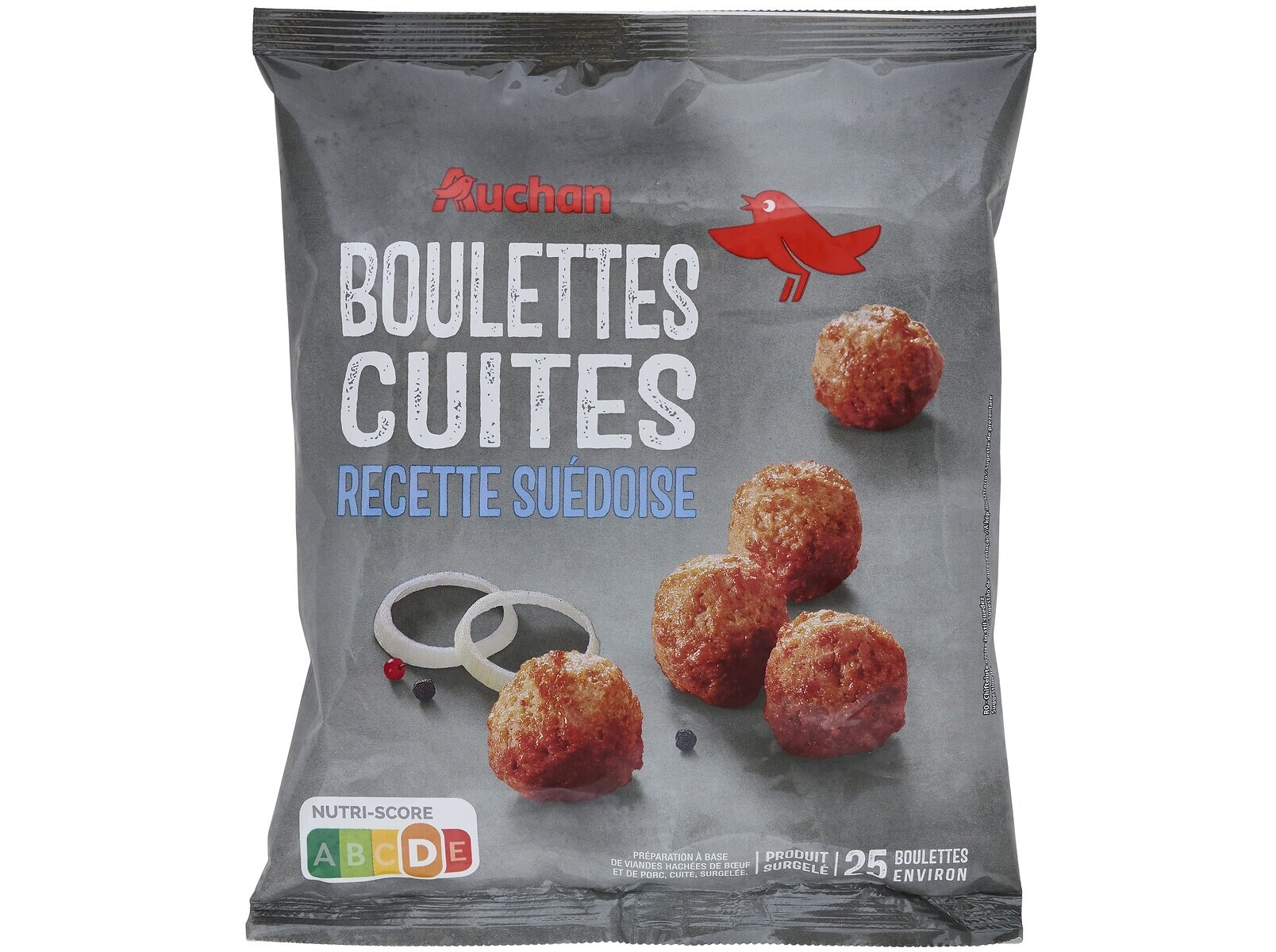 Almôndegas Auchan Receita Sueca 25un 350g Auchan